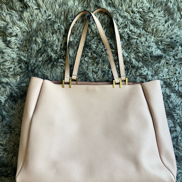 Kate spade blush pink tote in leather and suede interior - Picture 2 of 3